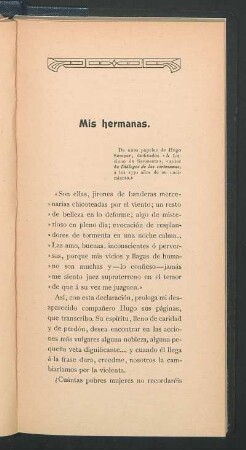 Mis hermanas.