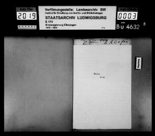Bildung und Verwaltung von Schulfonds, OA Neresheim