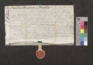Blässe Strauw Meyer, freiherrlich pfirtischer Untertan im Öttenbach, leiht von der Kirche St. Sebastian zu Breitnau 235 Gulden.