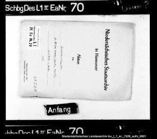 Kontributionsregister der Ämter Rodenberg, Hagenburg und Arensburg