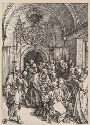 Die Beschneidung Christi; Blatt 11 der Folge: Das Leben der Jungfrau