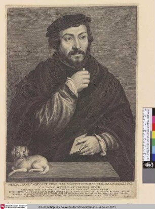 [Thomas Morus; More, THomas, so-called portrait of]