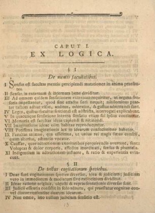 Caput I. Ex logica.