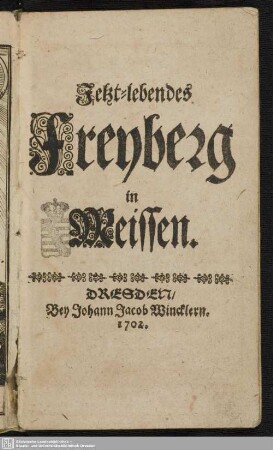Jetzt-lebendes Freyberg in Meissen