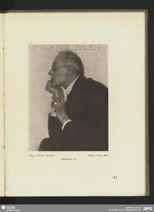 Bildnis Franz Blei