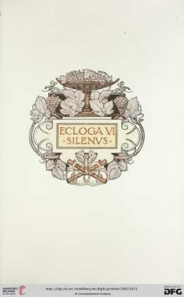 Ecloga VI: Silenus