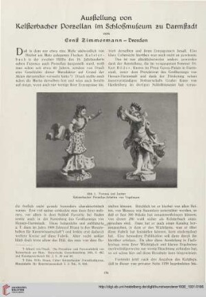 12/13: Ausstellung von Kelsterbacher Porzellan im Schloßmuseum zu Darmstadt
