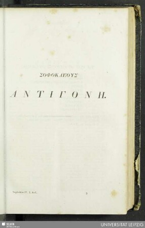 Sophokleoys Antigonē