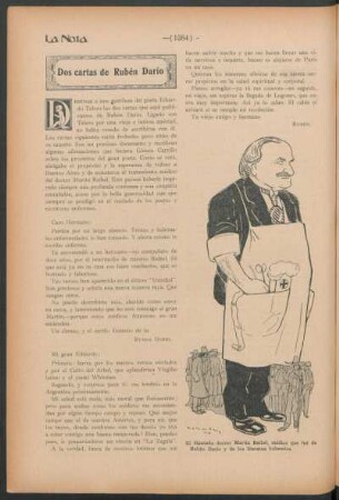 Dos cartas de Rubén Darío