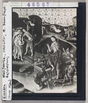Clausen: Wallfahrtskirche, Hochaltar, rechter Innenflügel, Auferstehung