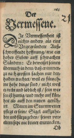 Der Vermessene.