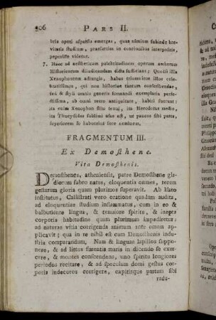Fragmentum III. Ex Demosthene.