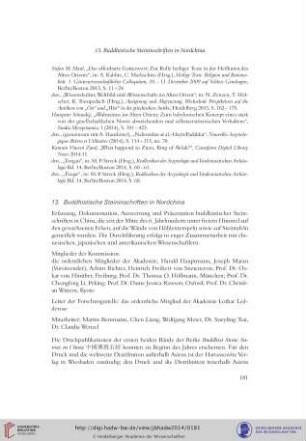 13. Buddhistische Steininschriften in Nordchina