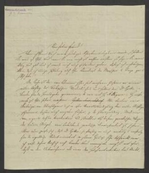 Brief an Wilhelm Grimm und Jacob Grimm : 26.02.1833-10.01.1854