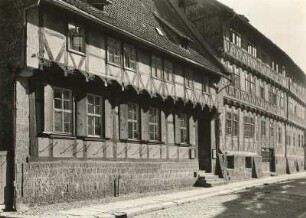 Quedlinburg, Breite Straße 33. Wohnhaus (gotisches Fachwerkhaus). 2. H. 15. Jh. Straßenansicht