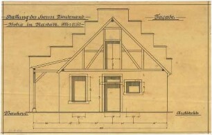 Billing, Hermann; Rastatt, Leopoldring 20; Haus Bolza - Stallung; Fassade (Teilansicht)