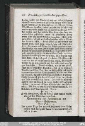 Ermunterung zur Zufriedenheit mit Gottes Schickungen.