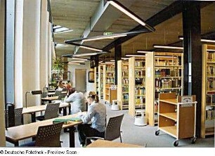 Sächsische Landesbibliothek - Staats- und Universitätsbibliothek Dresden, Zweigbibliothek Erziehungswissenschaften. Lesebereich Erdgeschoss