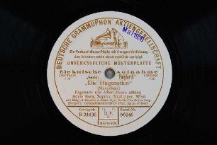 "Die Hugenotten" : Pagenarie (Ihr edlen Herrn allhier) / (Meyerbeer)