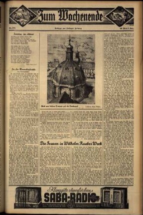 Dritte Ausgabe vom Sonntag, den 01. Dezember 1935.