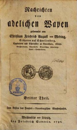 Nachrichten von adelichen Wapen, 3