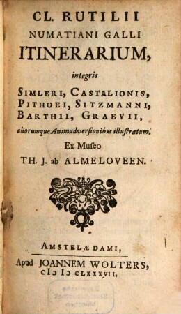 Itinerarium
