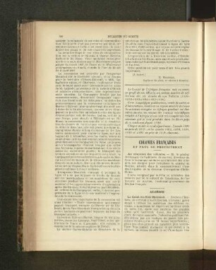 Colonies Francaises.