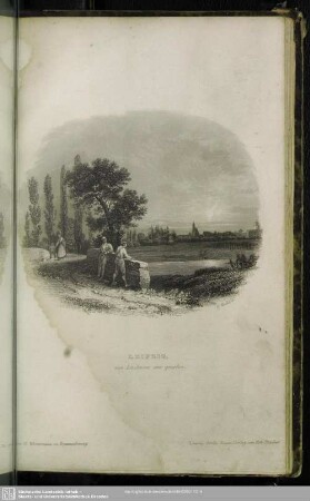 Leipzig von Lindenau aus gesehn