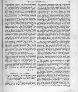 Neigebaur, J. D. F.: Handbuch für Reisende in Italien. Leipzig: Brockhaus 1826