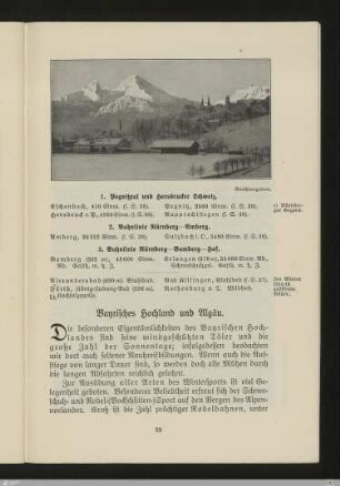 Bayerisches Hochland und Allgäu