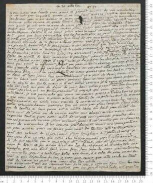 Brief von Marie-Anne Chamisso  an Hippolyte de Chamisso und Charles de Chamisso