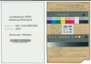 Entnazifizierung Wilhelm Schwuren , geb. 08.07.1903 (Bergmann)