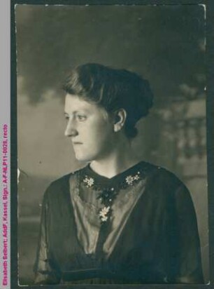 Verlobungsporträt von Elisabeth Selbert