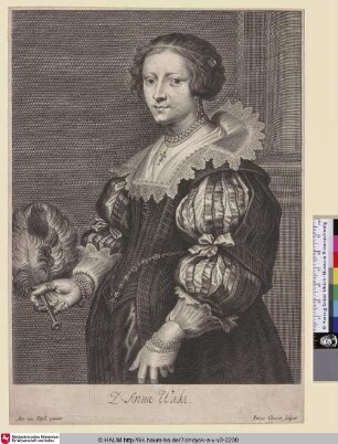 [Porträt der Anna Wake; Anna Wake; Portret van Anna Wake]