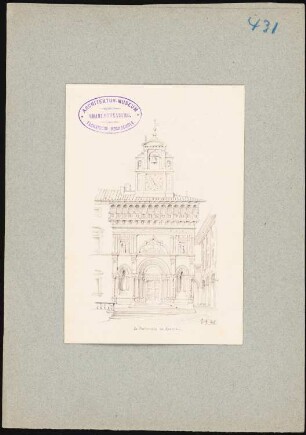 Palazzo della Fraternita dei Laici, Arezzo: Teilansicht