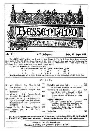 No. 16, 16. August 1898