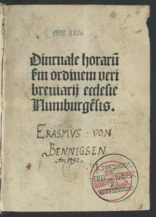 Diurnale Numburgense