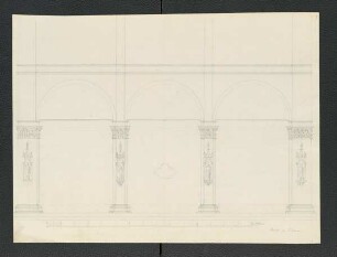 Siena, Loggia della Mercanzia [Carl Luckow, zeichnerischer Nachlass]