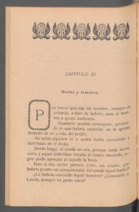 Capítulo XI - Dudas y temores.