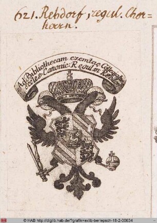 Wappen der regulierten Augustiner-Chorherren-Pralatur im Altmuhlthale zu Rebdorf