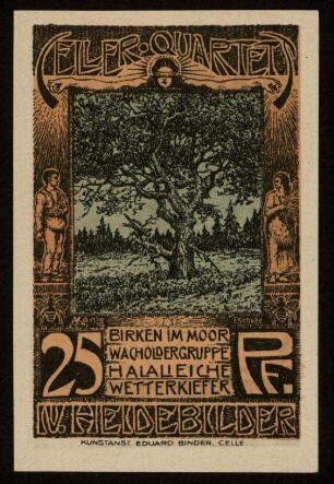25 Pfennig Gutschein der Stadt Celle