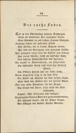 Der rothe Faden