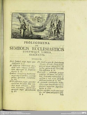 Prolegomena De Symbolis Ecclesiasticis Eorumque Libris Generatim