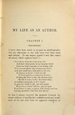 My life as an author : Martin Tupper's autobiography : virgi, vivo, vivam
