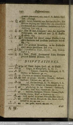 Disputationes