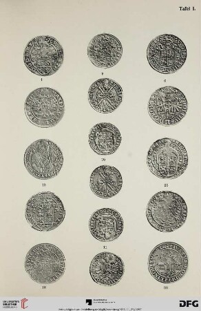 Tafel I-IX