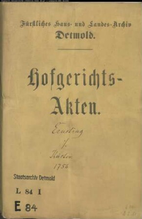 Ernsting, Johann Bernd gegen Kaufmann Küster in Lage - Schuldforderung