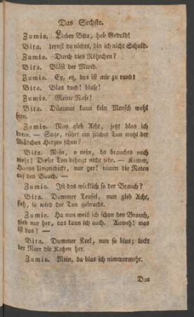 Das Sechste.