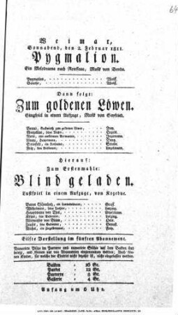 Blind geladen