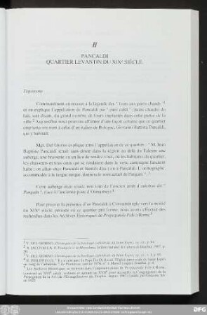II Pancaldi Quartier Levantin Du XIXe Siècle